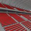 3D Stadium Tribune 13 model