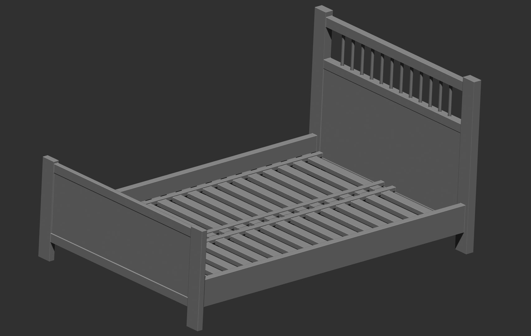 3D 3D Bed For Printing TurboSquid 1984418