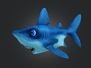 Low poly shark