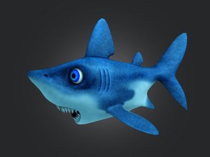Low poly shark
