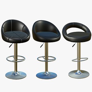 3D Bar Stool Chair V18