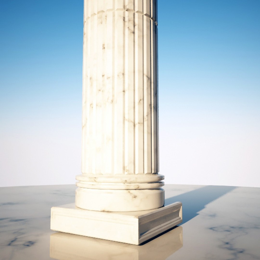 3dsmax Corintian Column
