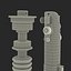 Luke Skywalker Lightsabers 3D Models Set