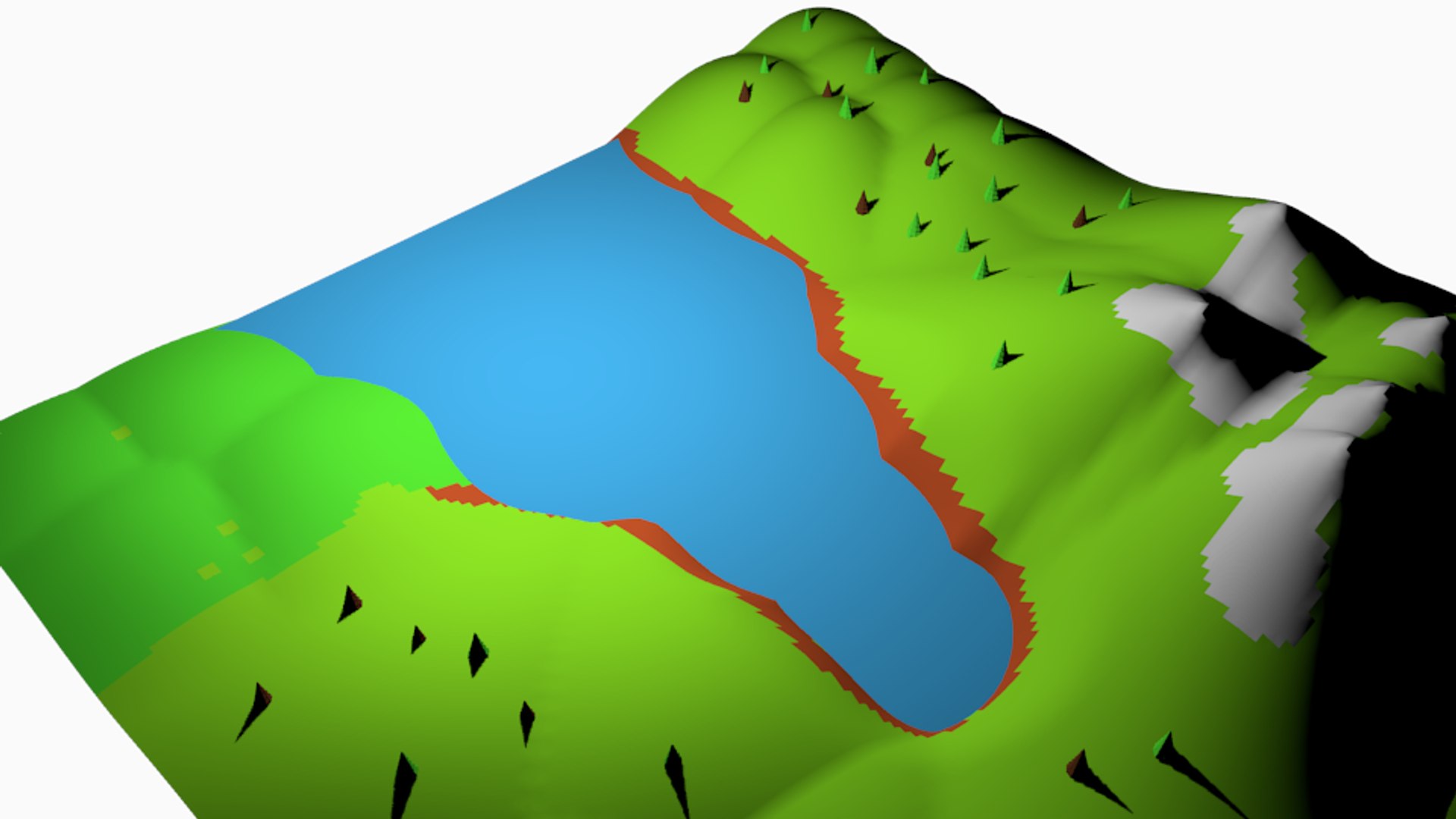 Terrain 01 - river 3D model - TurboSquid 1202955