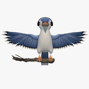 Rigged 3D Bird