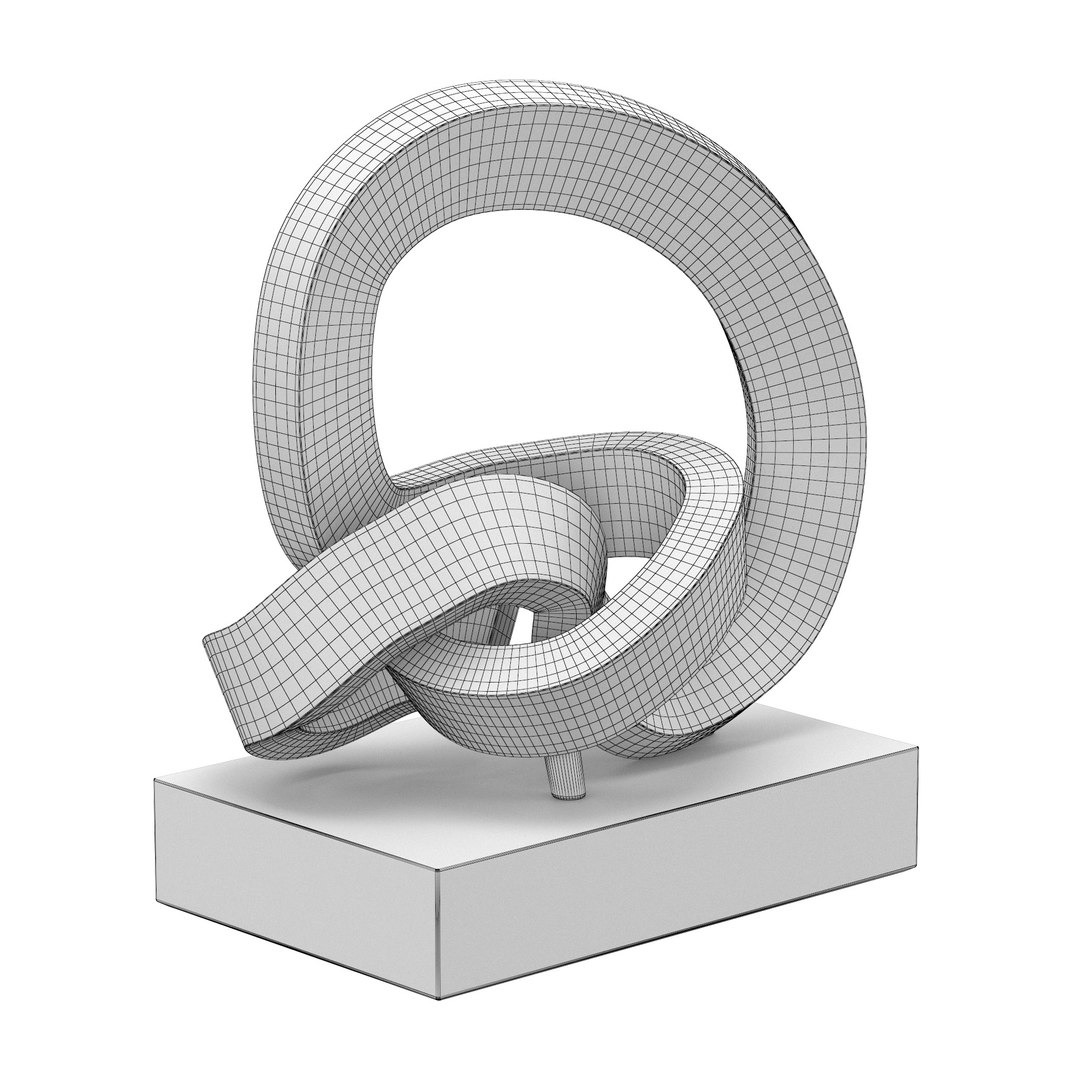 Cast Metal Abstract Sculpture 2 3D Model - TurboSquid 2368518