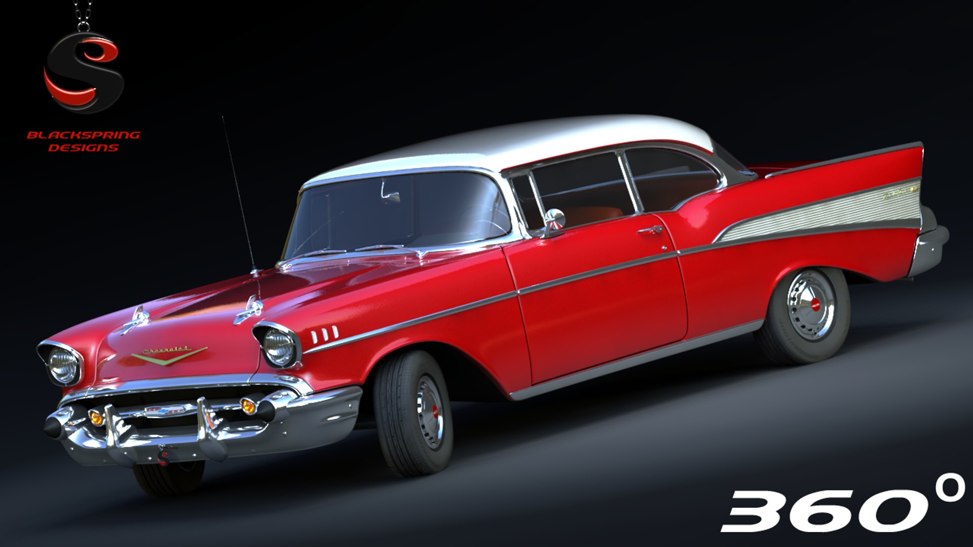 Chevrolet Bel Air 1956 3d Max