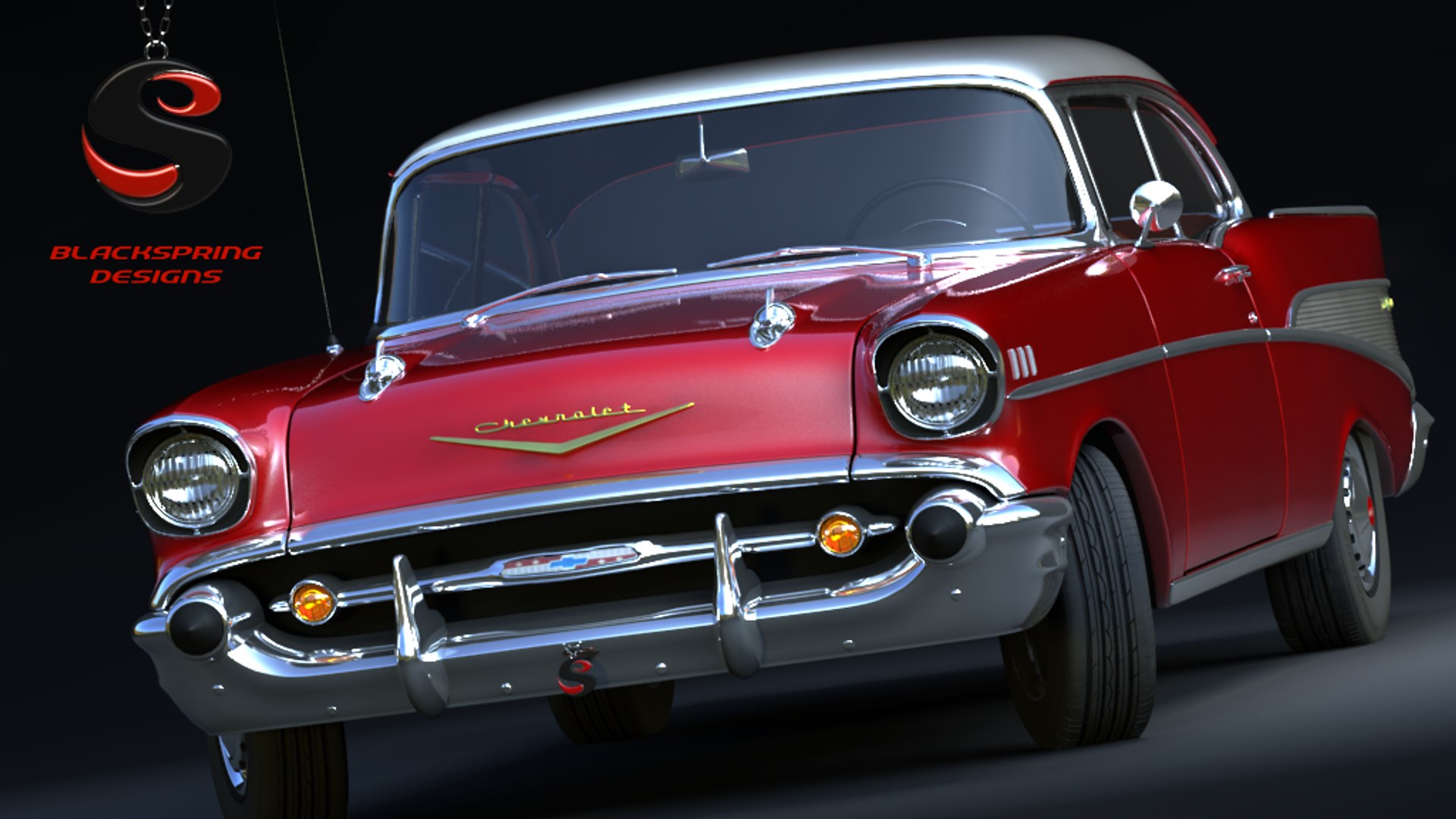 Chevrolet Bel Air 1956 3d Max