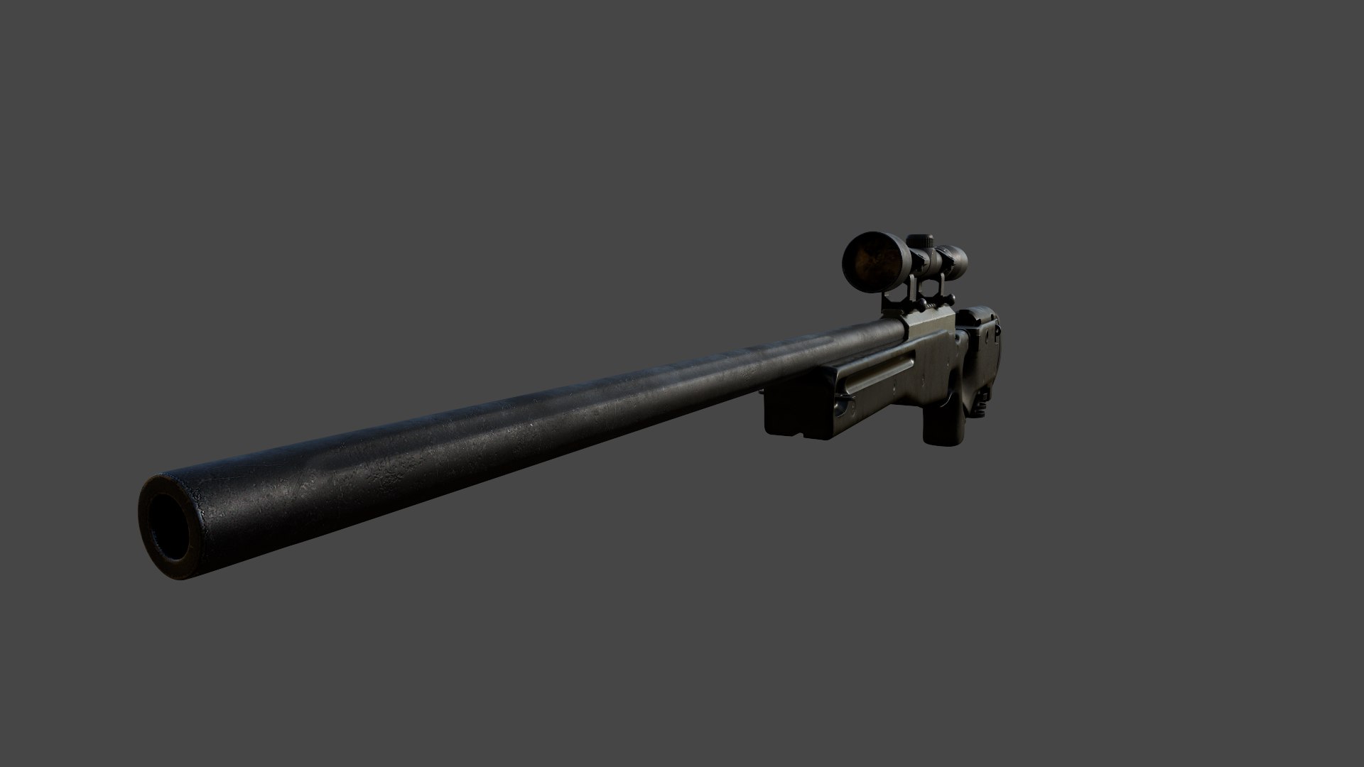 3D L96AWF Sniper Rifle - TurboSquid 2103532