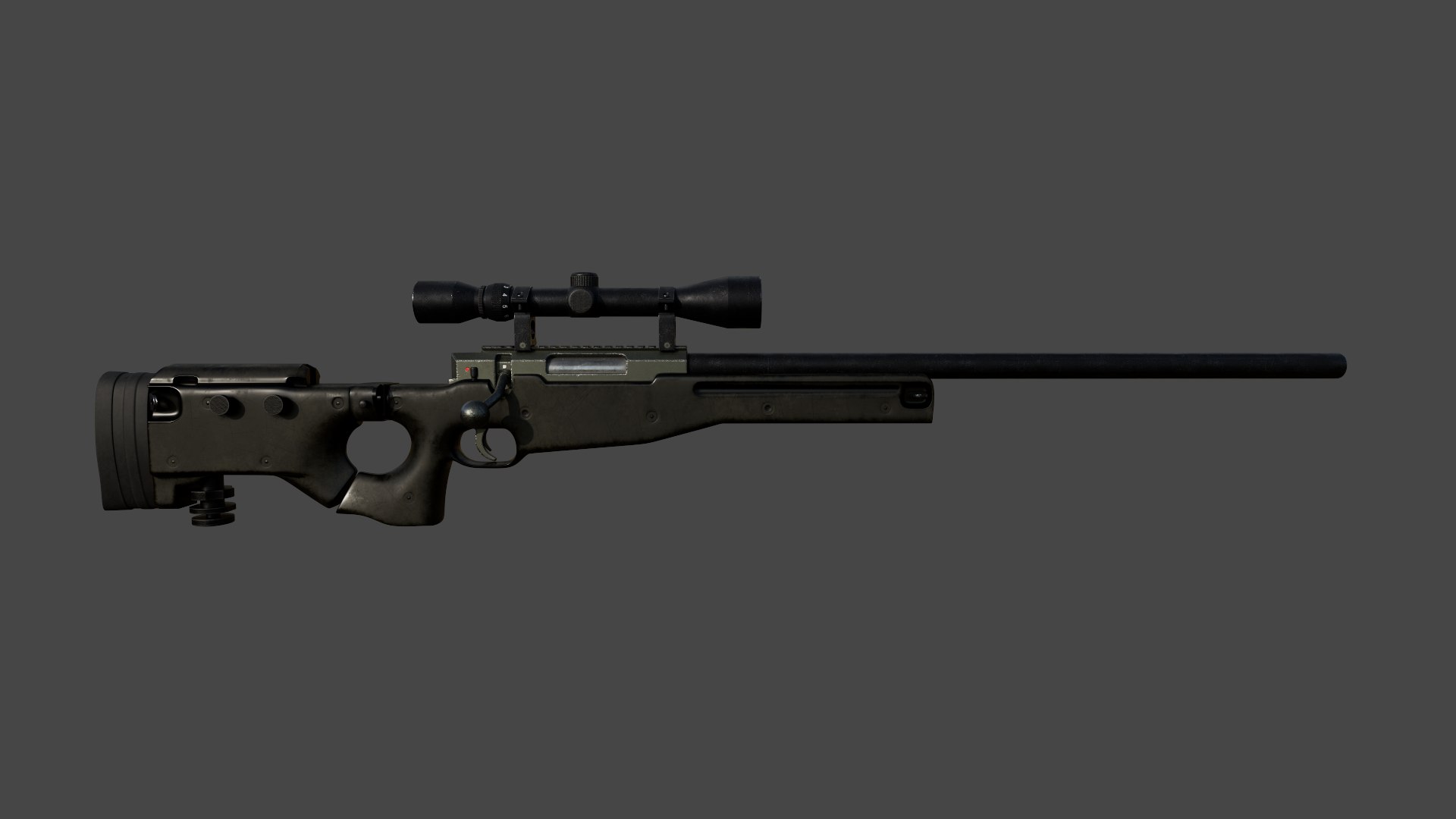 3D L96AWF Sniper Rifle - TurboSquid 2103532