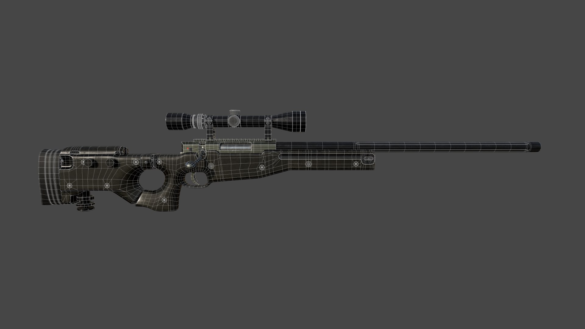 3D L96AWF Sniper Rifle - TurboSquid 2103532