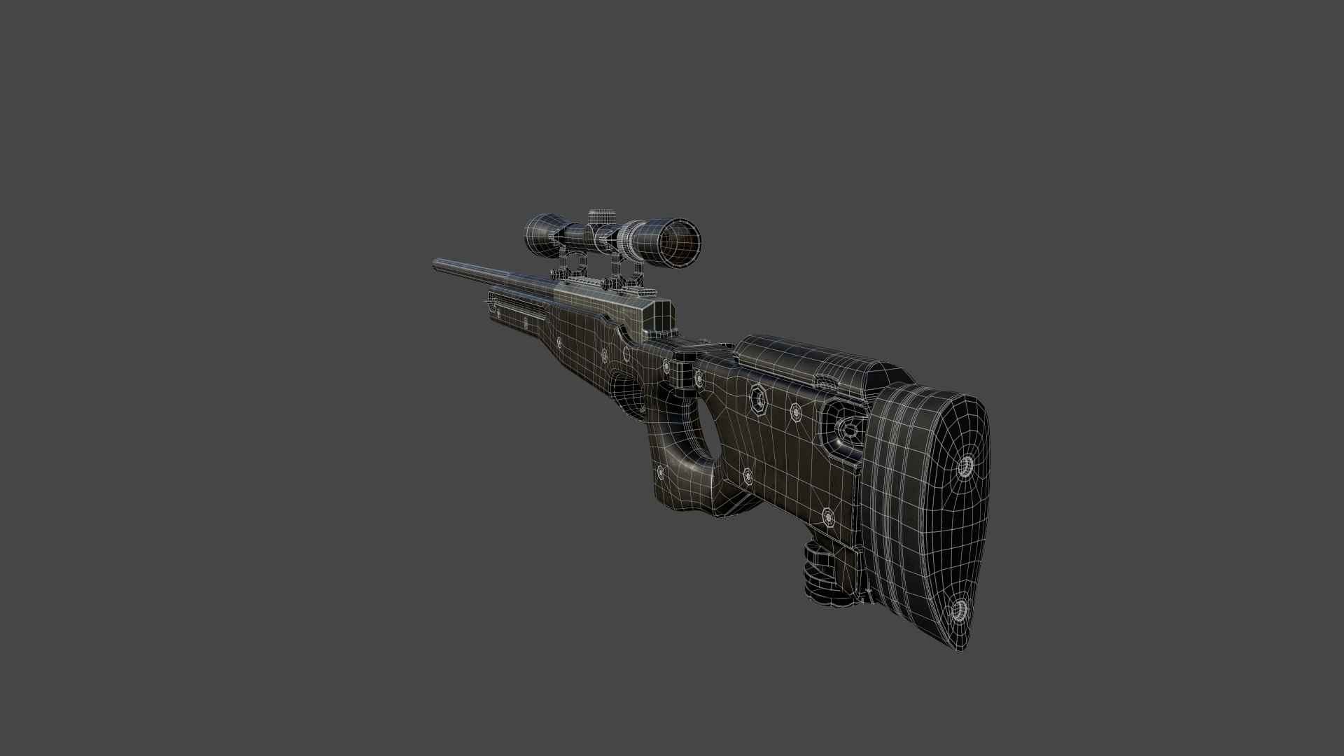 3D L96AWF Sniper Rifle - TurboSquid 2103532