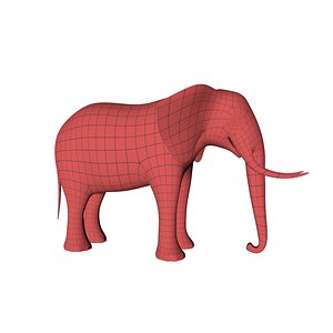 African Elephant Base Mesh