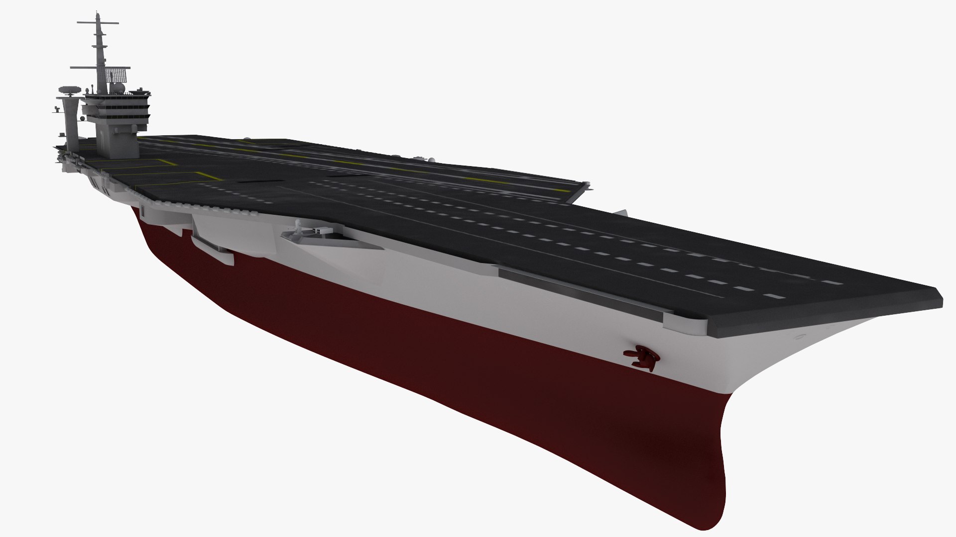 3D Aircraft Carrier Model - TurboSquid 2219698