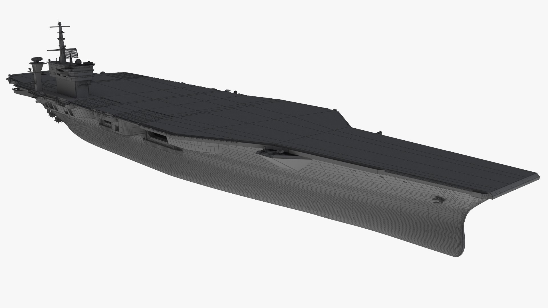3D Aircraft Carrier Model - TurboSquid 2219698