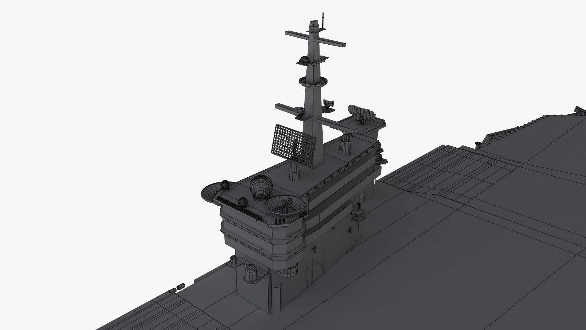 3D Aircraft Carrier Model - TurboSquid 2219698