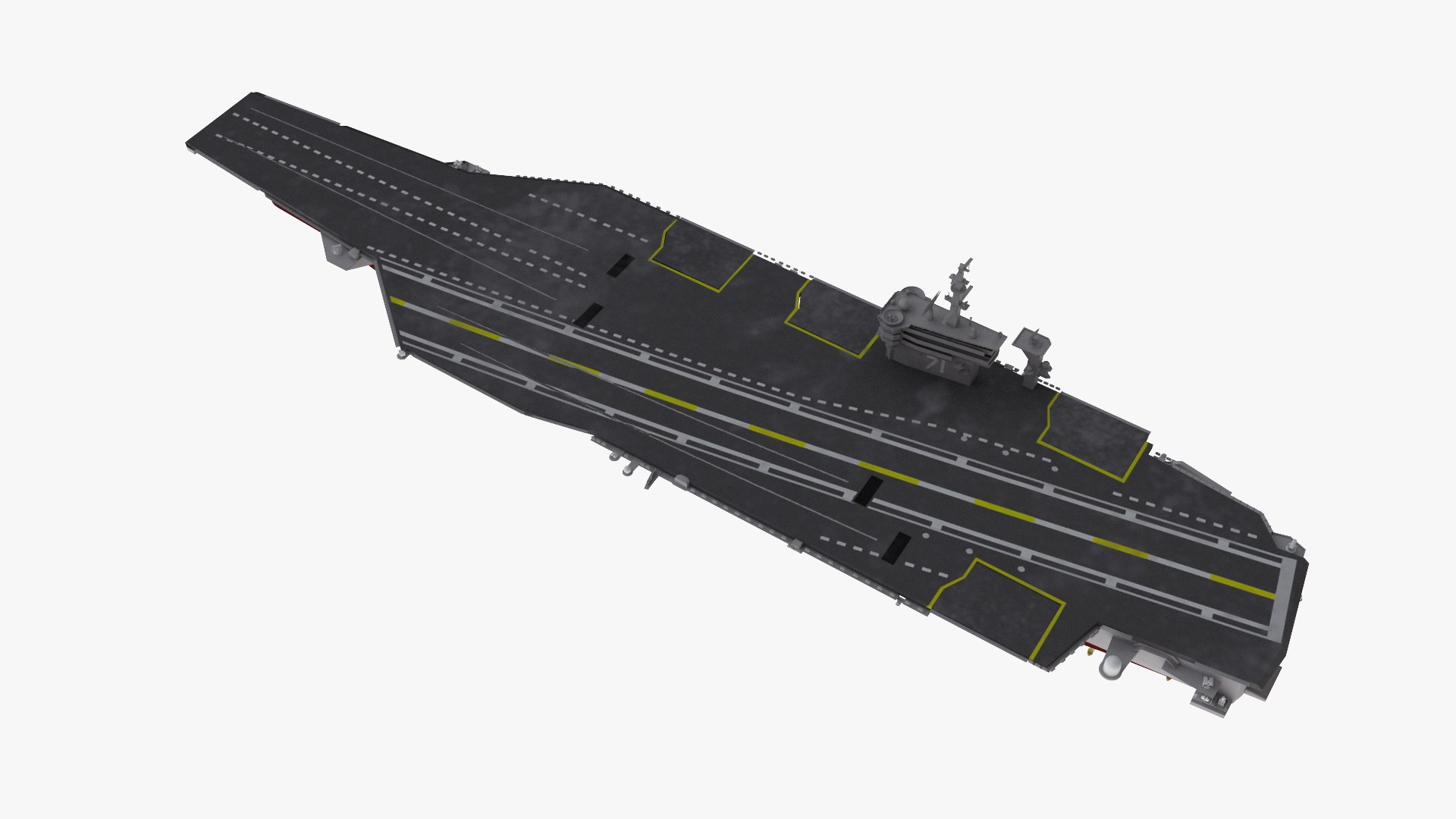 3D Aircraft Carrier Model - TurboSquid 2219698