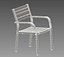 IKEA SJALLAND Chair with armrests grey