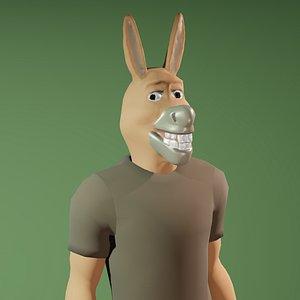 Donkey Man - 3d NFT Characters