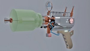 pistol vintage 3D model