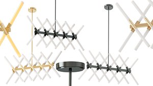 branch chandelier 3D model