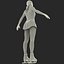 3d women figure skater model