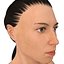 3d women figure skater model