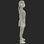 3d women figure skater model