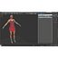 3d women figure skater model