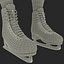 3d women figure skater model