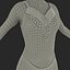 3d women figure skater model