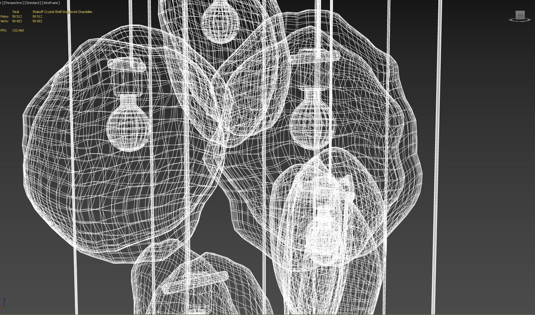 Shakuff Crystal Shell Staggered 3D Model - TurboSquid 1607467