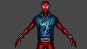 3D Scarlet Spider-man model