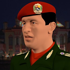 3D model Comandante Chavez