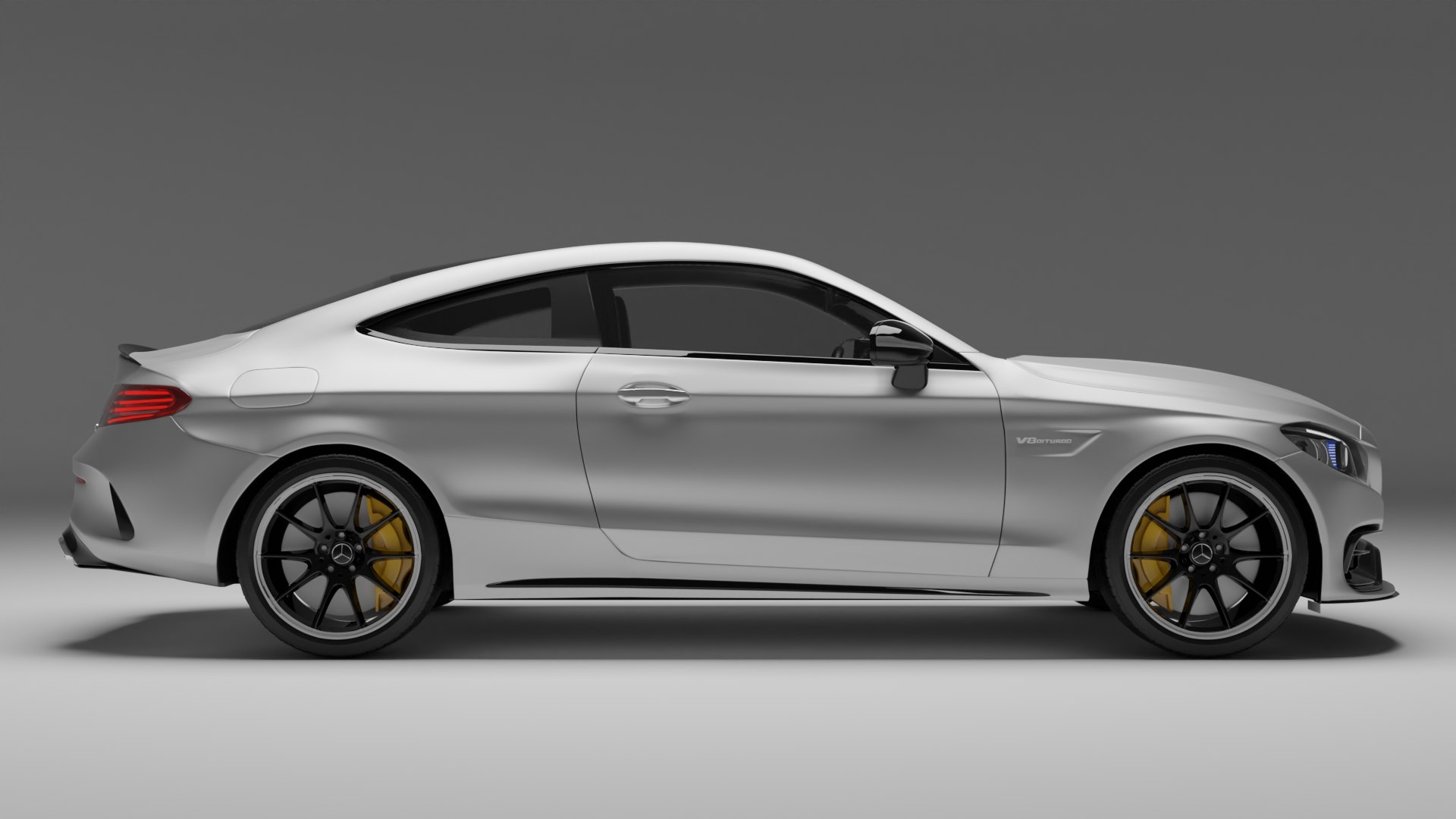 3D MERCEDES BENZ C63 COUPE AMG Model - TurboSquid 2241375