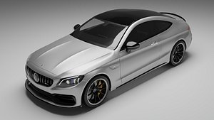 3D MERCEDES BENZ C63 COUPE AMG model
