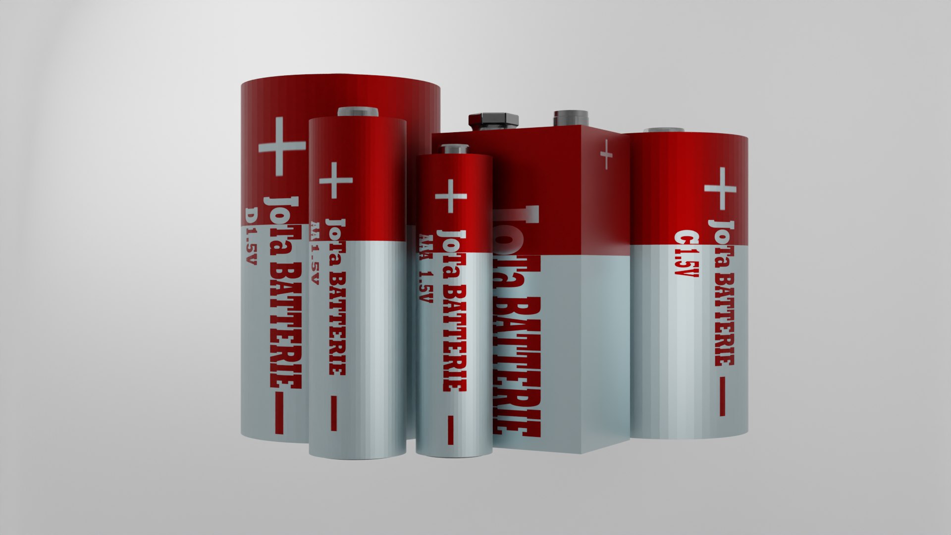 Battery Collection 3d Model Turbosquid 2001754 2632