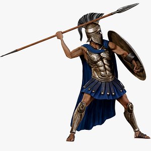 3D ATHENIAN HEAVY HOPLITE model