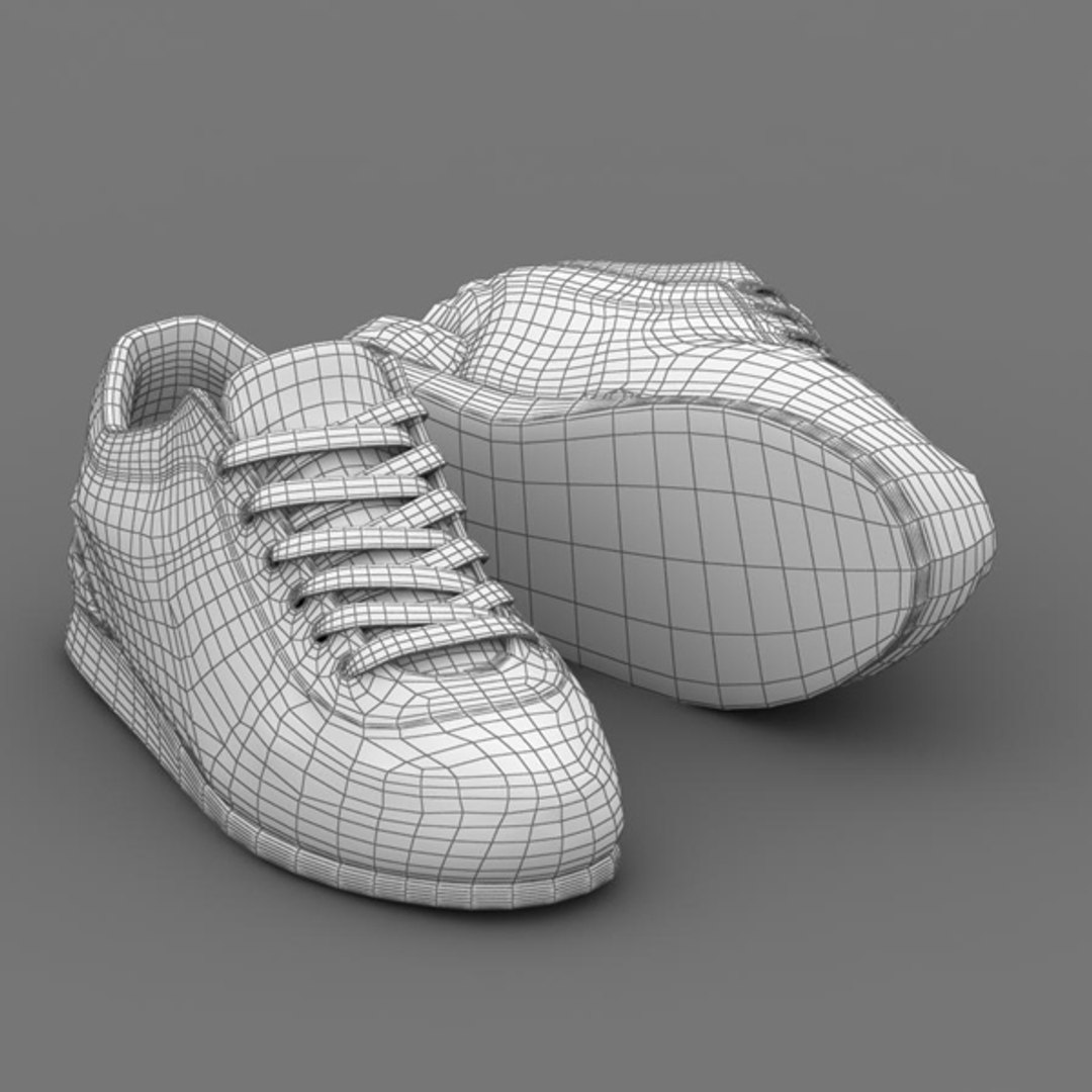 3d sport shoes model
