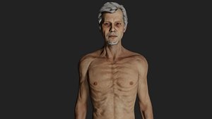 3D model Realistic 3D Model of a Sick Man