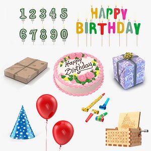 3D Happy Birthday Collection 3