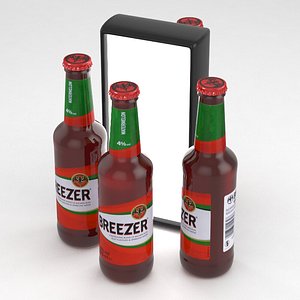 3D alcohol bottle breezer