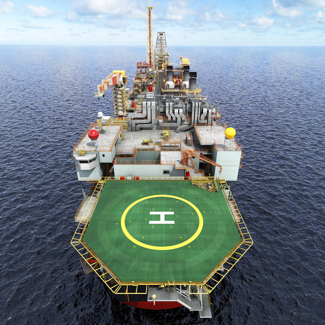 3D FPSO Super Detailed model - TurboSquid 1929963