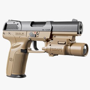 3d max gun fn five-seven