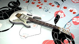 3d steve ibanez jem7vwh guitar