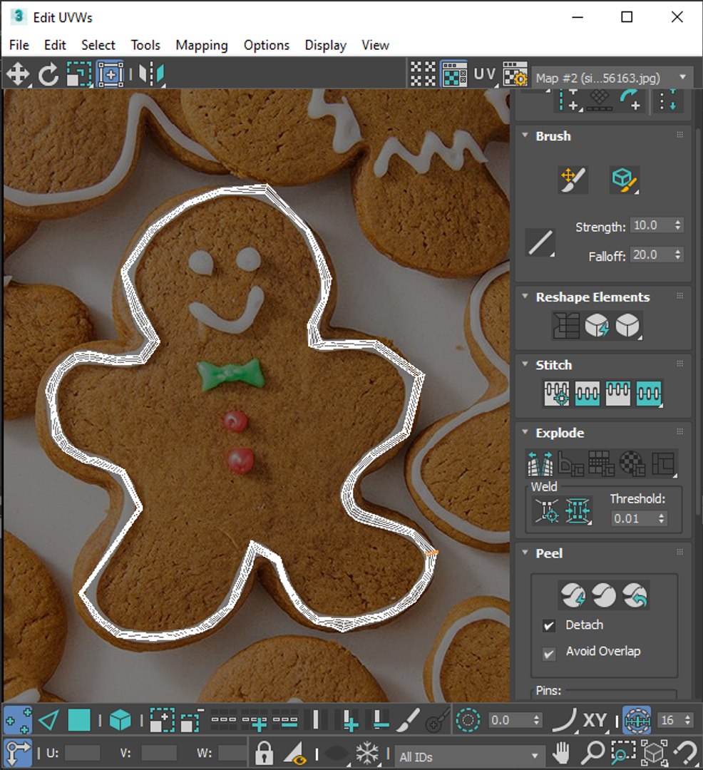 3D Gingerbread Man - TurboSquid 1912207