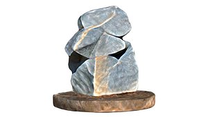Stone sculpture No 6 3D model