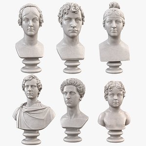 Busts of Young People model