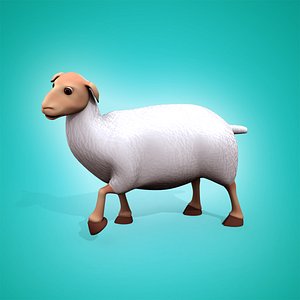 cartoon sheep 3d max