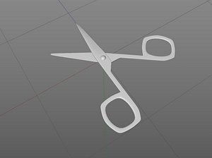 3d scissor tool model